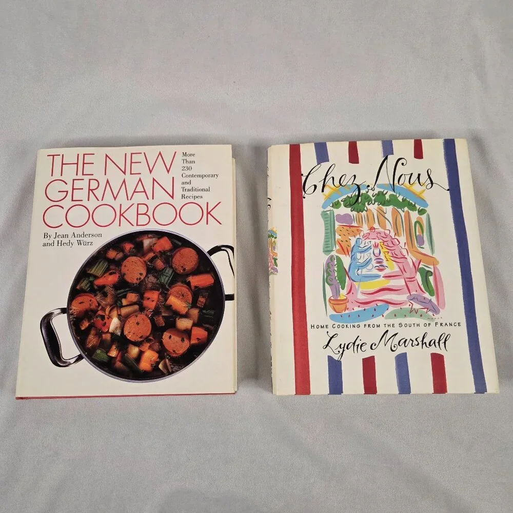2 Cookbooks - 1. The New German Cookbook, 2. Chez Nous